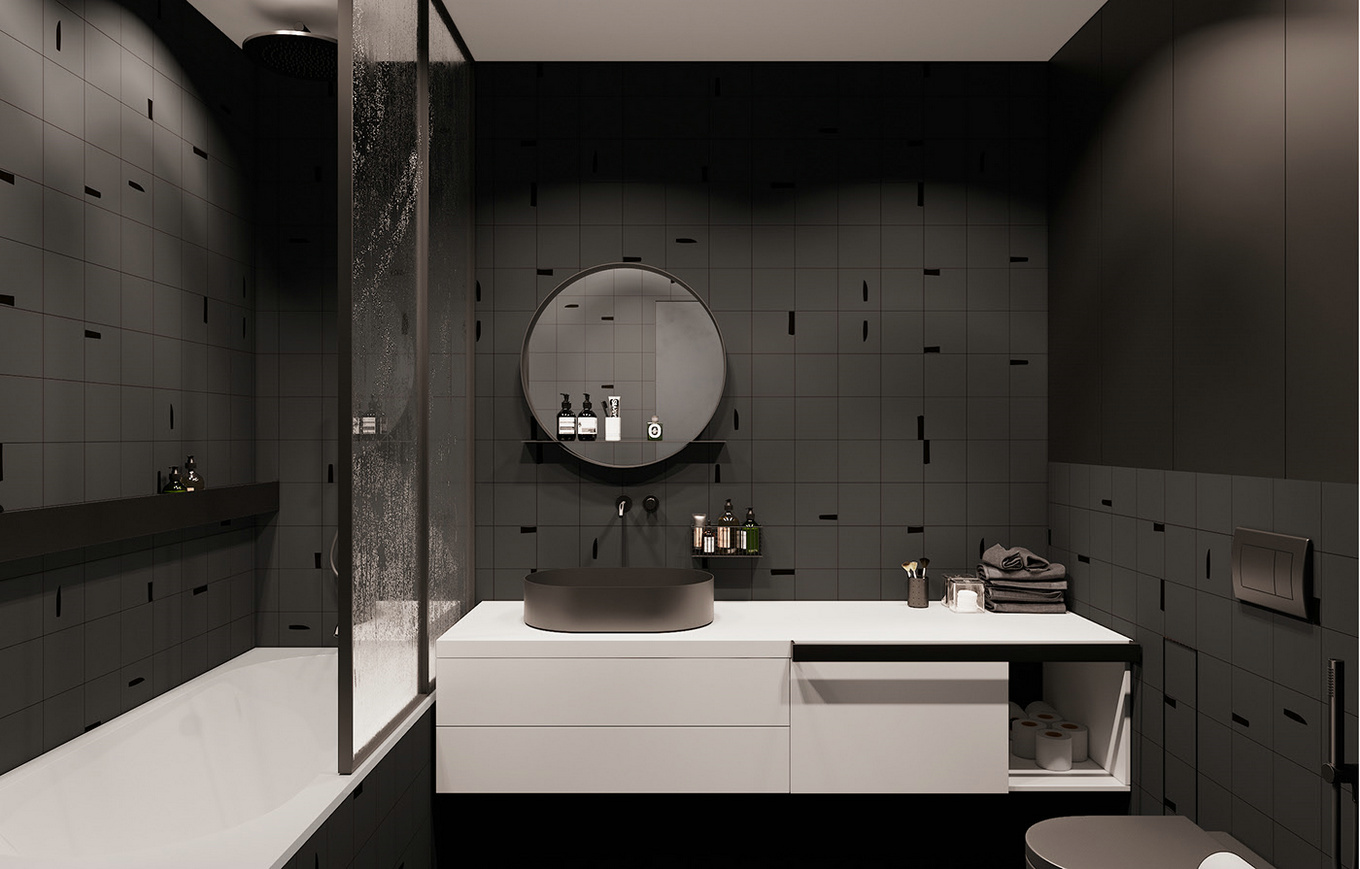 佛山裝修公司北歐風格室內裝修效果圖-衛生間 佛山裝修公司北歐風格室內裝修效果圖-衛生間