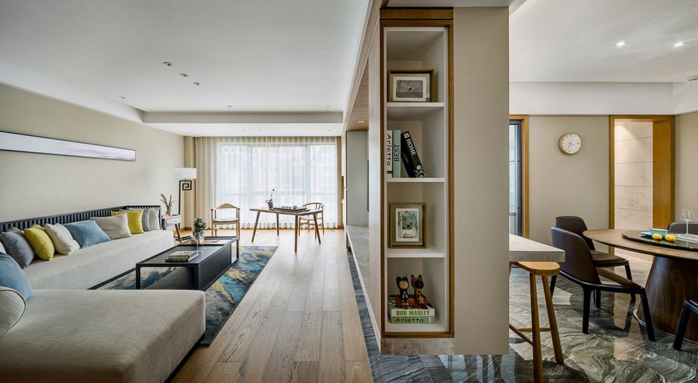 佛山市恒大山湖郡現代簡約風格三居室裝修案例