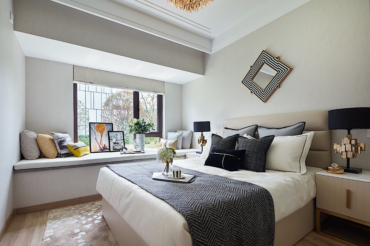 榮和千千樹三居123平米現代前衛風格室內裝修案例-客臥 榮和千千樹三居123平米現代前衛風格室內裝修案例-客臥