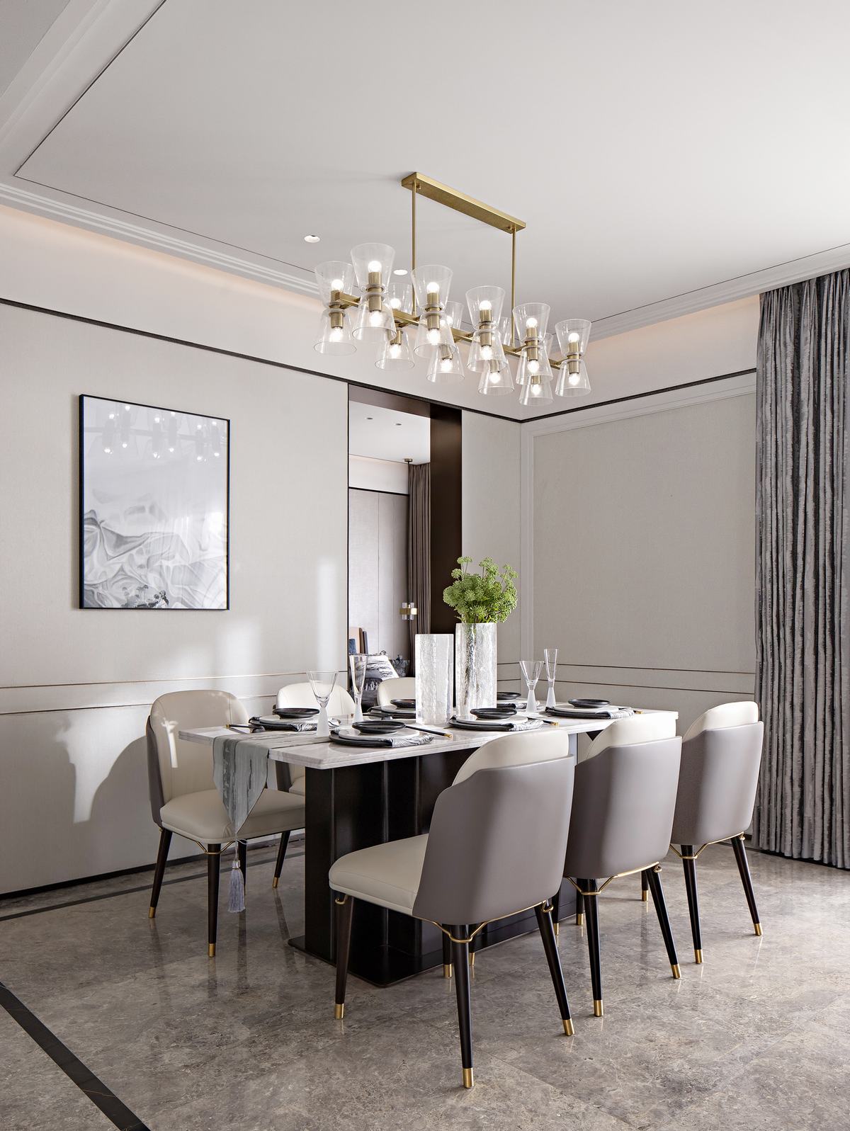 新中式風格室內(nèi)設計家裝案例-餐廳 新中式風格室內(nèi)設計家裝案例-餐廳