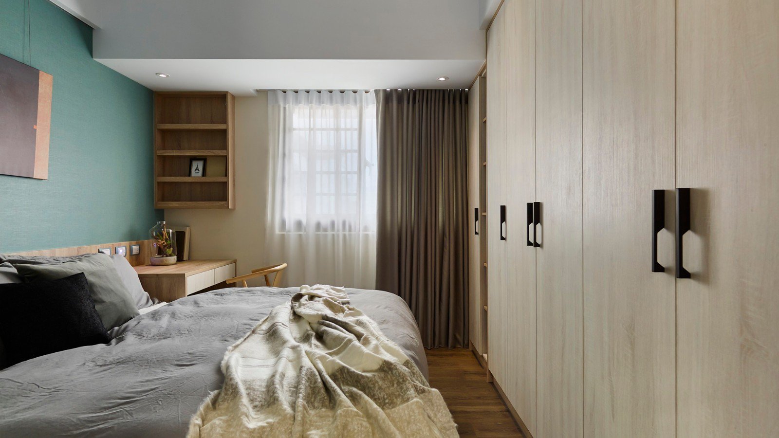 北歐風格家裝設計室內(nèi)裝修效果圖-臥室 北歐風格家裝設計室內(nèi)裝修效果圖-臥室