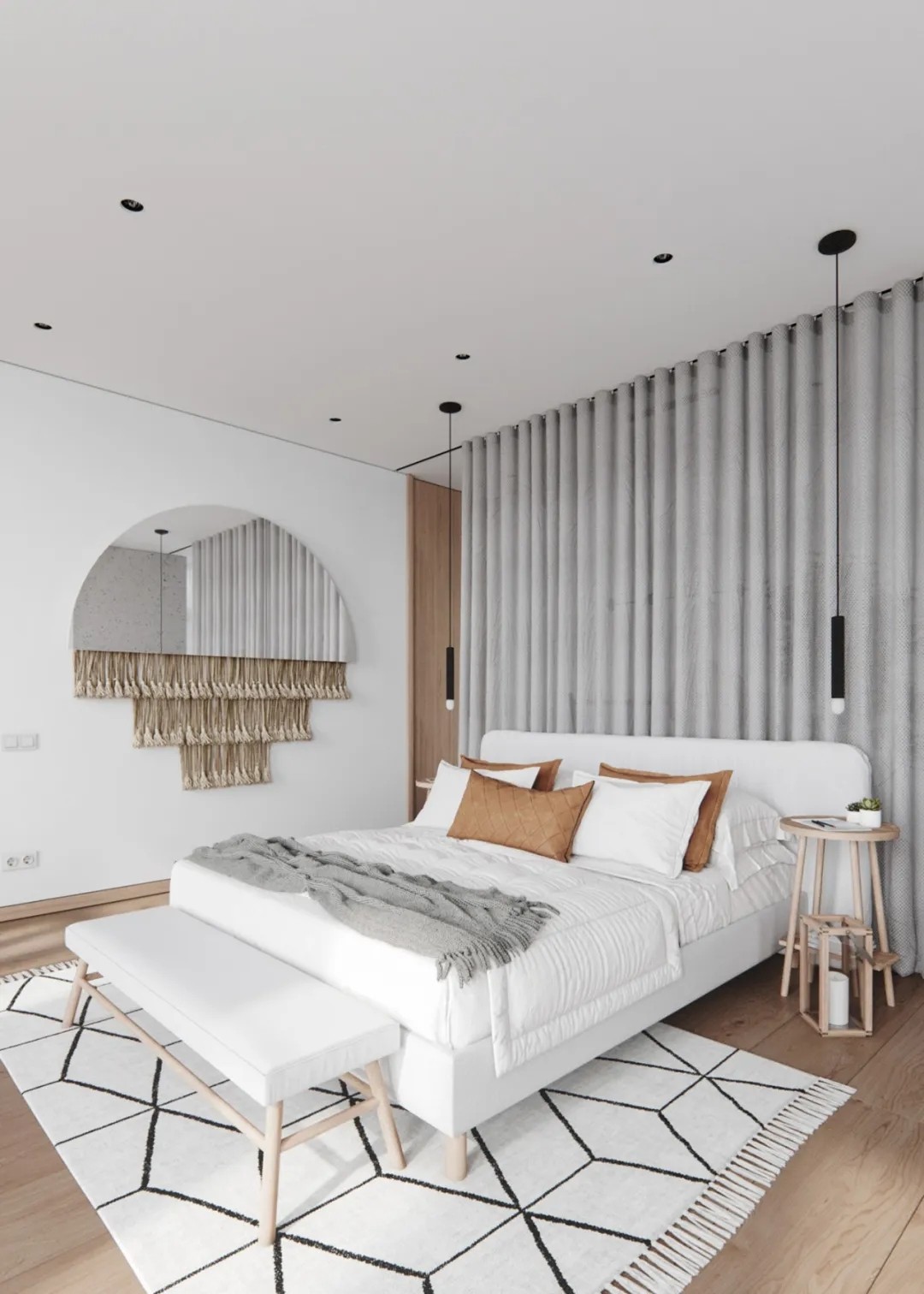 佛山裝修公司現代簡約風格室內裝修效果圖-臥室 佛山裝修公司現代簡約風格室內裝修效果圖-臥室