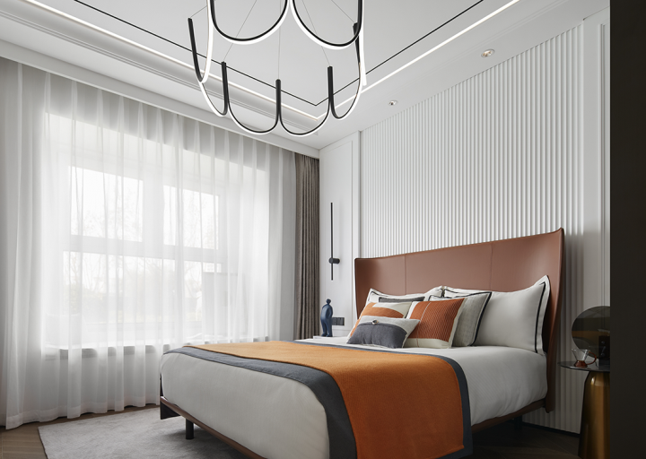 現代摩登風格室內設計家裝案例-主臥 現代摩登風格室內設計家裝案例-主臥