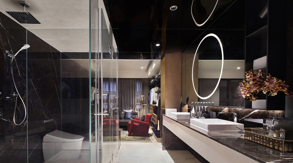 摩登前衛風格別墅家裝案例效果圖-衛生間 摩登前衛風格別墅家裝案例效果圖-衛生間