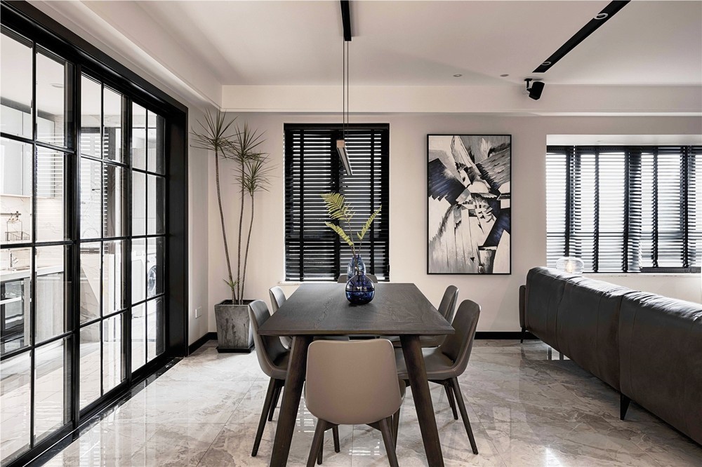 現代簡約風格室內家裝案例效果圖-餐廳 現代簡約風格室內家裝案例效果圖-餐廳