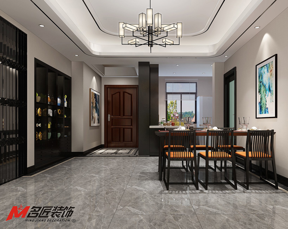 裝修公司新中式風格室內(nèi)裝修效果圖-餐廳 裝修公司新中式風格室內(nèi)裝修效果圖-餐廳