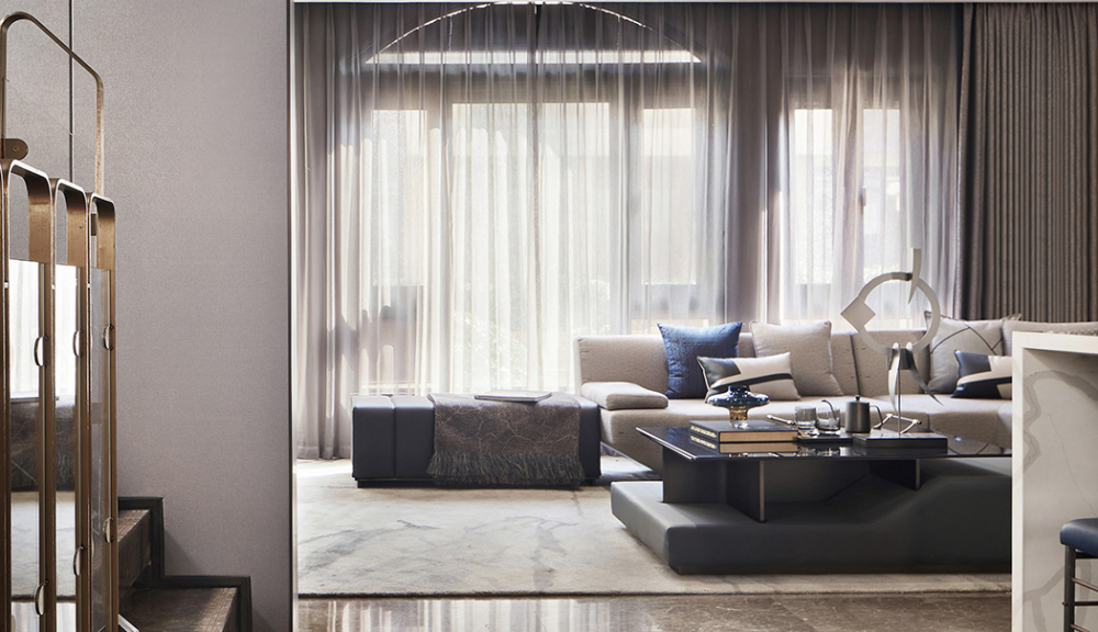 摩登前衛風格別墅家裝案例效果圖-客廳 摩登前衛風格別墅家裝案例效果圖-客廳