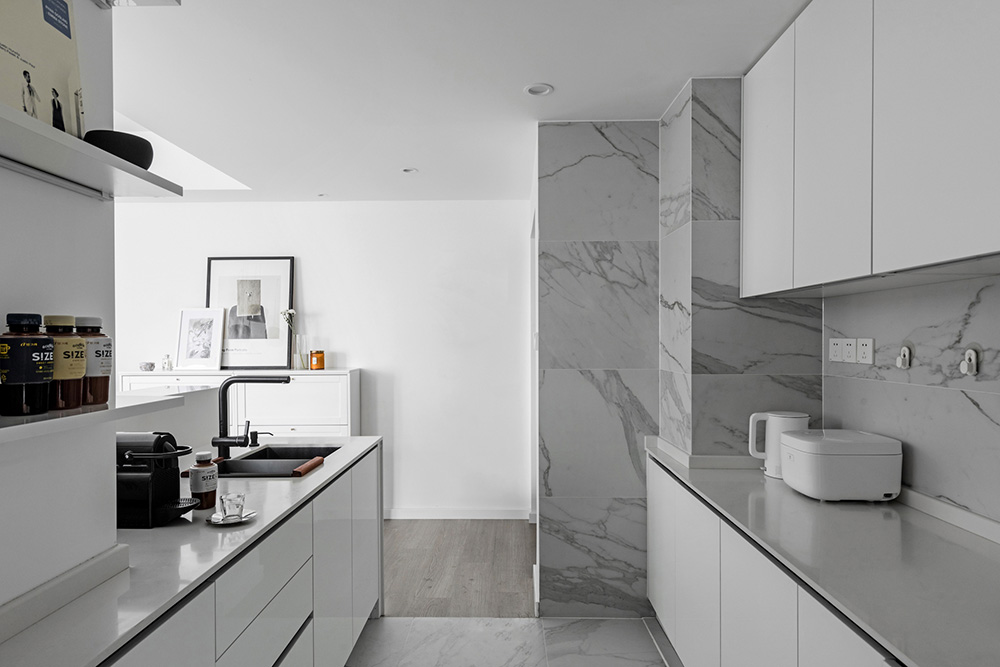 南寧龍光水悅龍灣三居132平米現代簡約風格室內裝修案例-廚房 南寧龍光水悅龍灣三居132平米現代簡約風格室內裝修案例-廚房