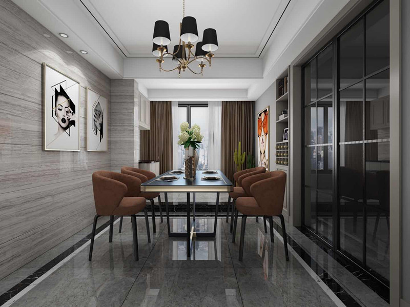 現代前衛風格室內裝修效果圖-華邦祥和園二居96平米-餐廳 現代前衛風格室內裝修效果圖-華邦祥和園二居96平米-餐廳
