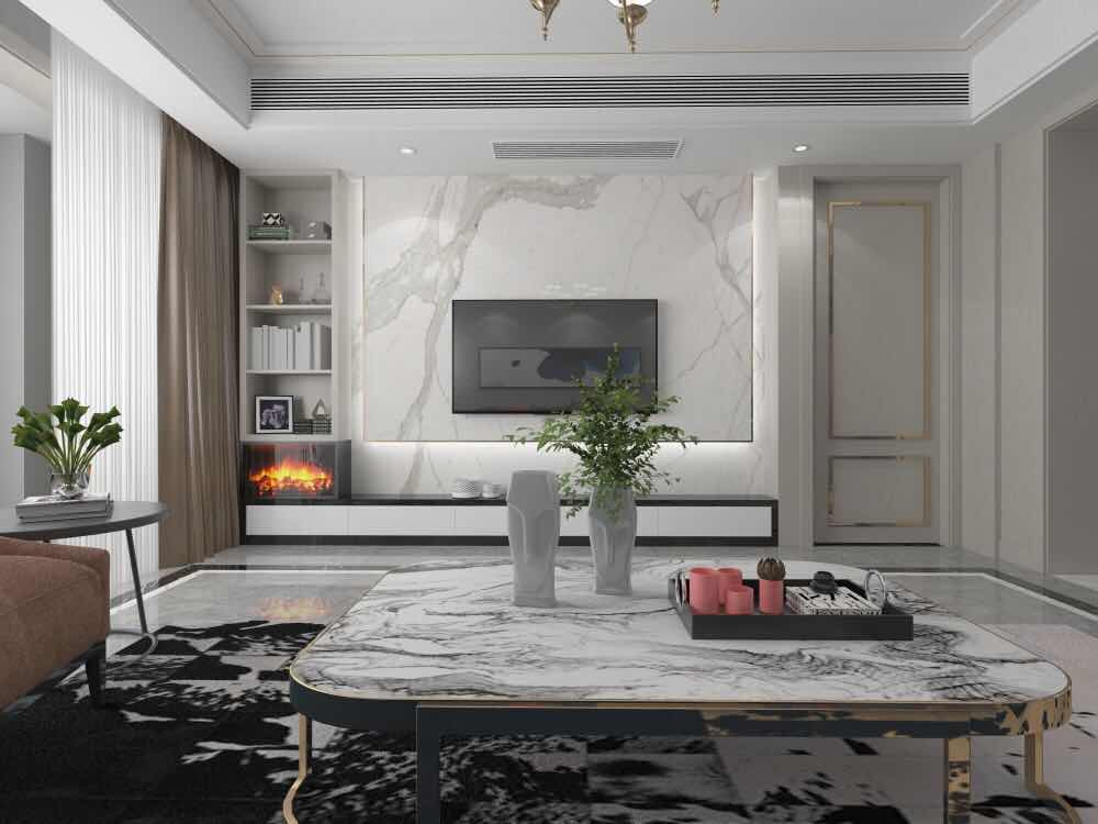 現代前衛風格室內裝修效果圖-華邦祥和園二居96平米-客廳 現代前衛風格室內裝修效果圖-華邦祥和園二居96平米-客廳