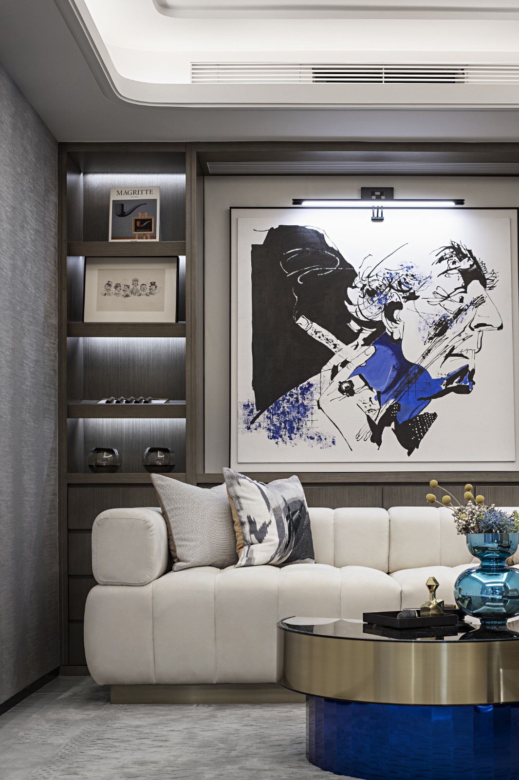 現代輕奢風格別墅室內設計家裝案例-會客室 現代輕奢風格別墅室內設計家裝案例-會客室