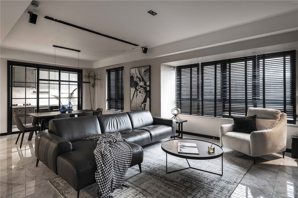 現代簡約風格室內家裝案例效果圖-客廳 現代簡約風格室內家裝案例效果圖-客廳