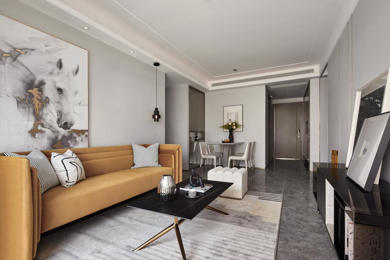 現代簡約風格室內設計家裝案例-客餐廳 現代簡約風格室內設計家裝案例-客餐廳