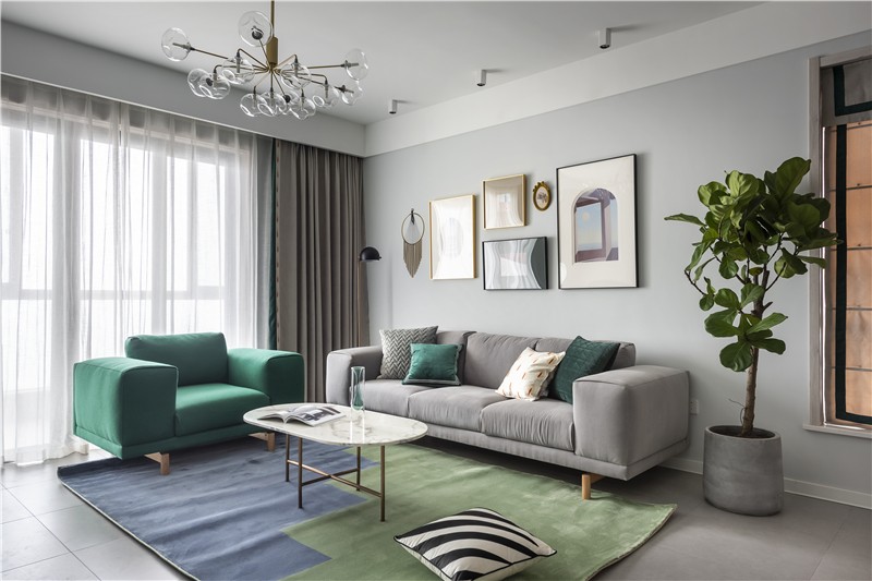 裝修案例北歐風格室內裝修效果圖-客廳 裝修案例北歐風格室內裝修效果圖-客廳