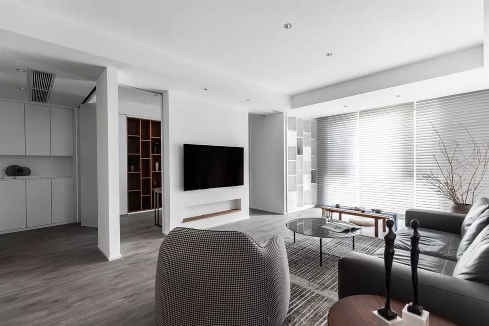 佛山市海倫堡玖悅瀾灣現代簡約風格三居室裝修案例