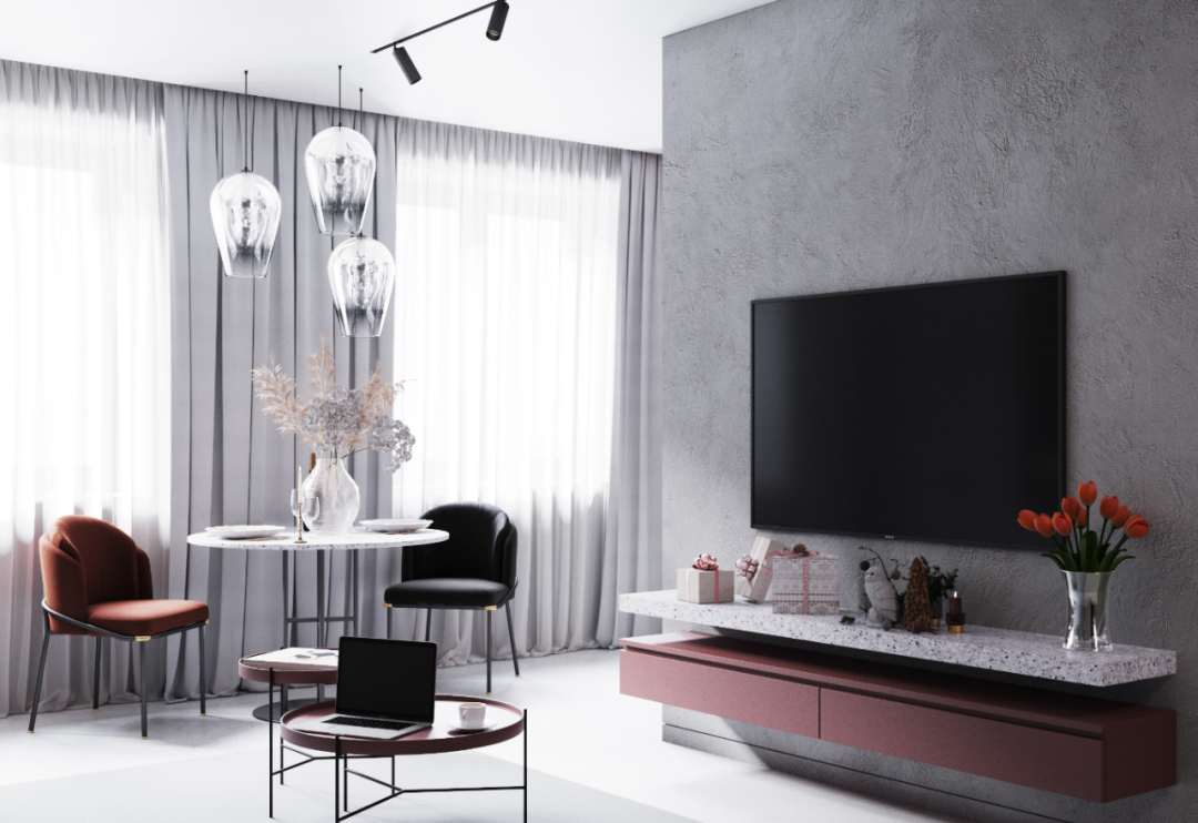 裝修案例高級灰混搭風格室內裝修效果圖-客廳電視背景墻 裝修案例高級灰混搭風格室內裝修效果圖-客廳電視背景墻