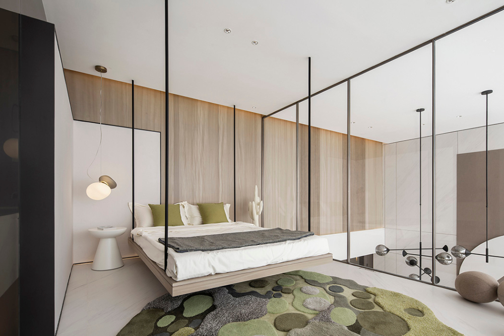 輕奢素雅風格室內(nèi)家裝案例效果圖-主臥 輕奢素雅風格室內(nèi)家裝案例效果圖-主臥