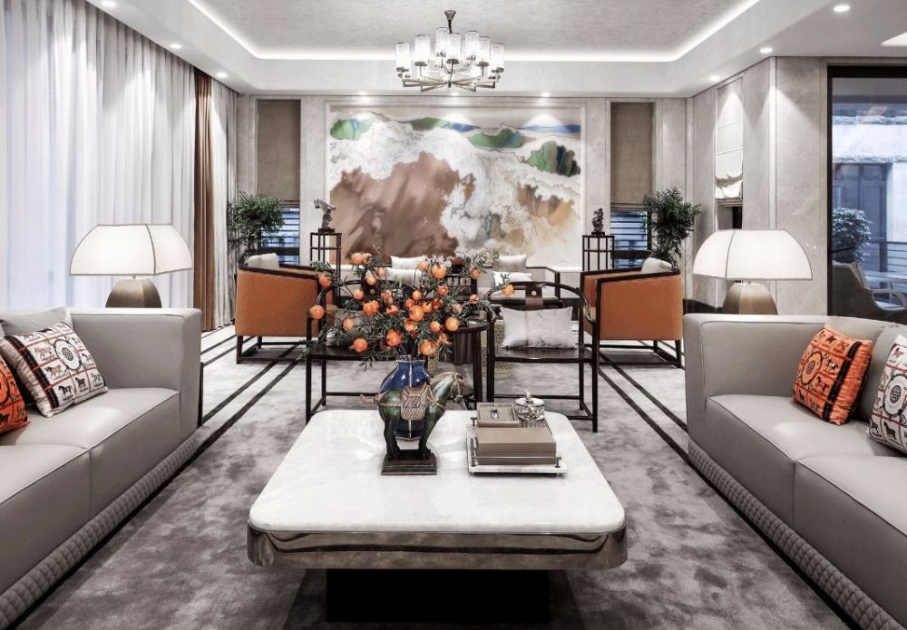 佛山市海倫堡·美的·玖悅府現(xiàn)代簡約風(fēng)格別墅裝修案例