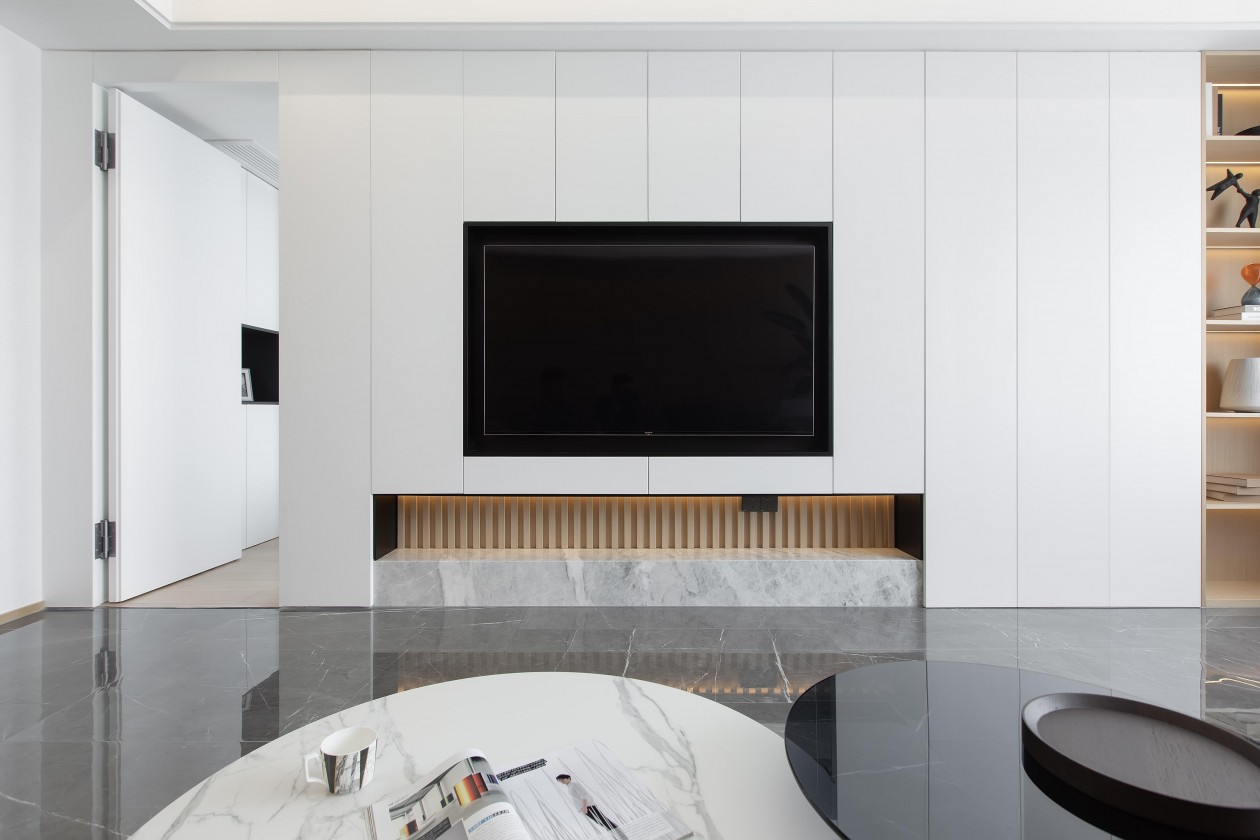 現(xiàn)代簡(jiǎn)約風(fēng)格室內(nèi)家裝案例效果圖-客廳電視背景墻 現(xiàn)代簡(jiǎn)約風(fēng)格室內(nèi)家裝案例效果圖-客廳電視背景墻