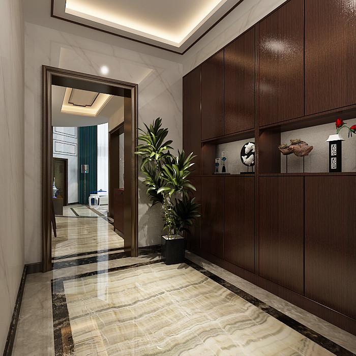 新中式風(fēng)格別墅裝修設(shè)計(jì)效果圖-海琴水岸別墅365平米-別墅裝修設(shè)計(jì)玄關(guān) 新中式風(fēng)格別墅裝修設(shè)計(jì)效果圖-海琴水岸別墅365平米-別墅裝修設(shè)計(jì)玄關(guān)