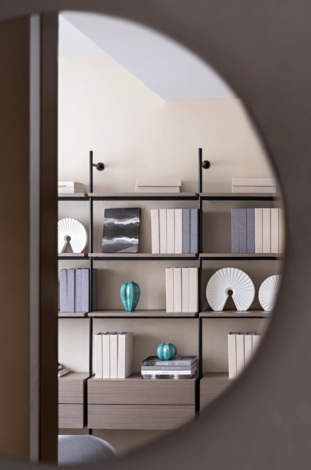 新中式風(fēng)格家裝設(shè)計室內(nèi)裝修效果圖-書房