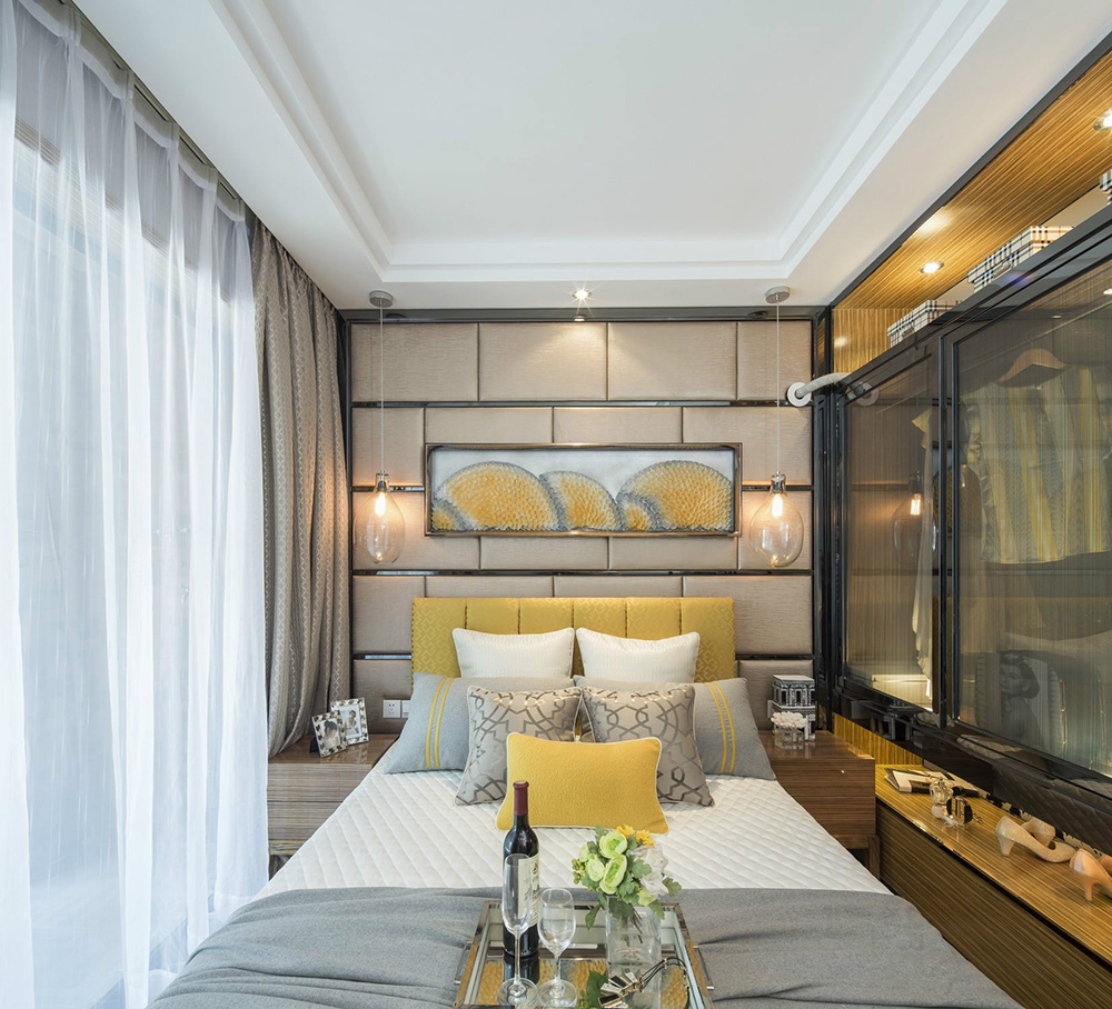 現(xiàn)代簡約風(fēng)格室內(nèi)裝修效果圖-同濟(jì)廣場二居90平米-室內(nèi)臥室裝修設(shè)計 現(xiàn)代簡約風(fēng)格室內(nèi)裝修效果圖-同濟(jì)廣場二居90平米-室內(nèi)臥室裝修設(shè)計