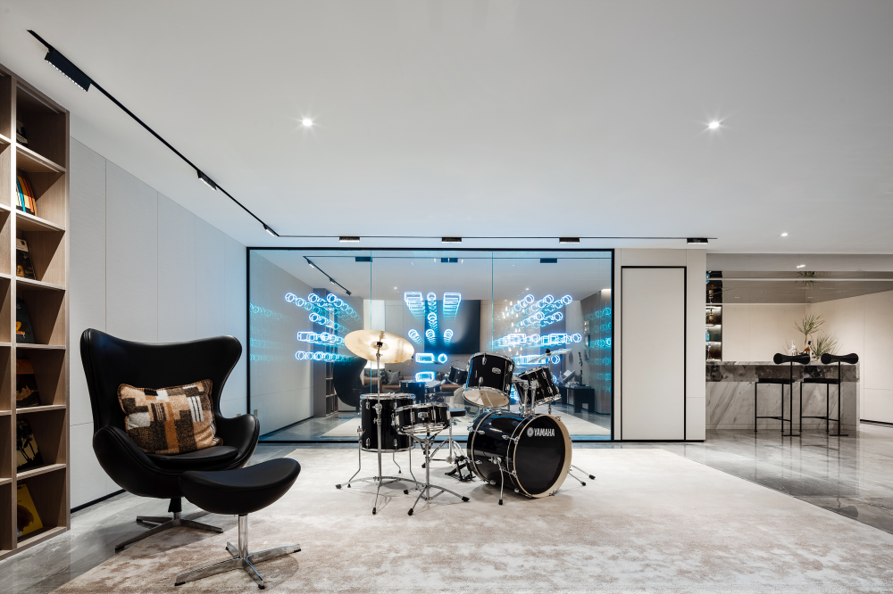 現代簡約風格別墅設計家裝案例-休閑區 現代簡約風格別墅設計家裝案例-休閑區