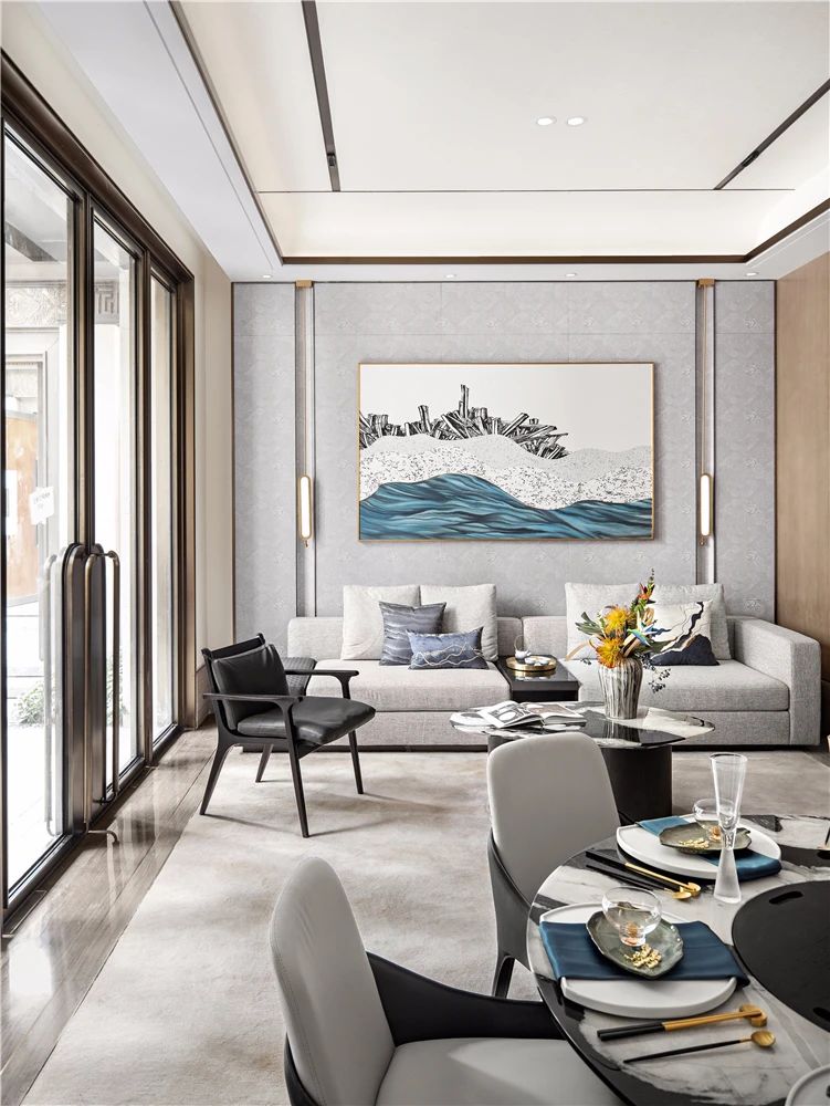 新中式風格室內(nèi)設計家裝案例-客廳 新中式風格室內(nèi)設計家裝案例-客廳