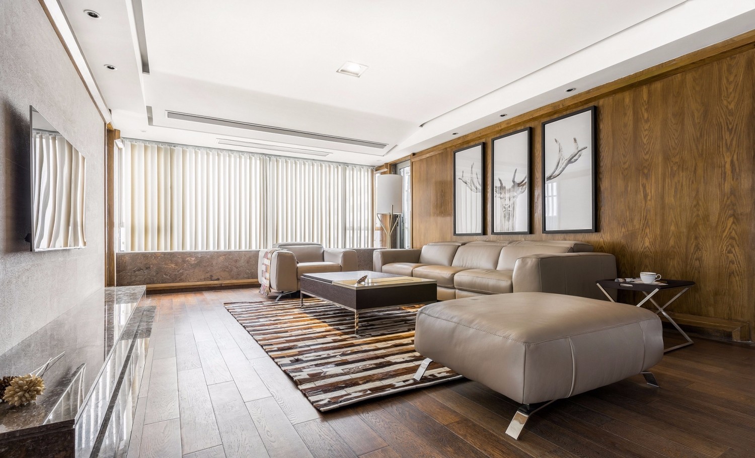 北歐原木風格家裝設計室內裝修效果圖-客廳 北歐原木風格家裝設計室內裝修效果圖-客廳