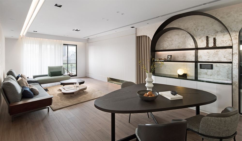 佛山市保利玥府現(xiàn)代簡(jiǎn)約風(fēng)格四居室裝修案例