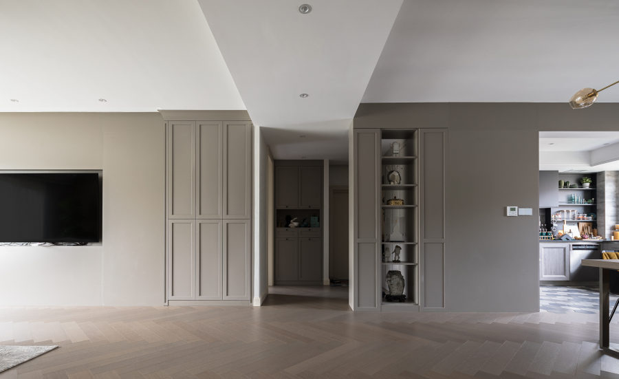 摩登復古風格室內家裝案例效果圖-走廊過道 摩登復古風格室內家裝案例效果圖-走廊過道