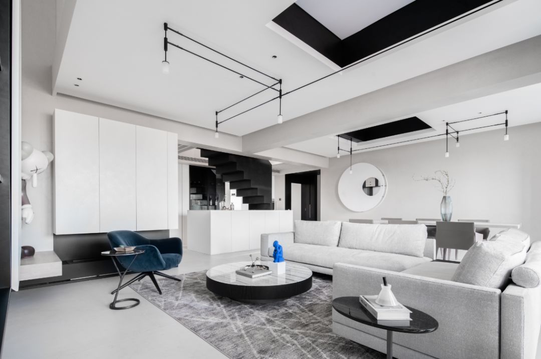 佛山裝修公司現代前衛風格復式裝修效果圖-客廳 佛山裝修公司現代前衛風格復式裝修效果圖-客廳