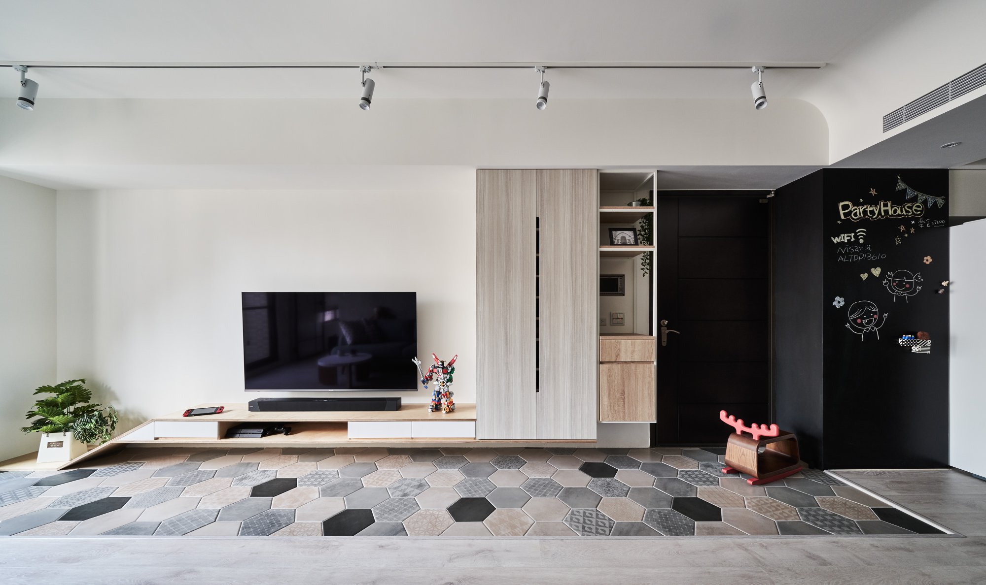 工業風風格室內家裝案例效果圖-玄關 工業風風格室內家裝案例效果圖-玄關