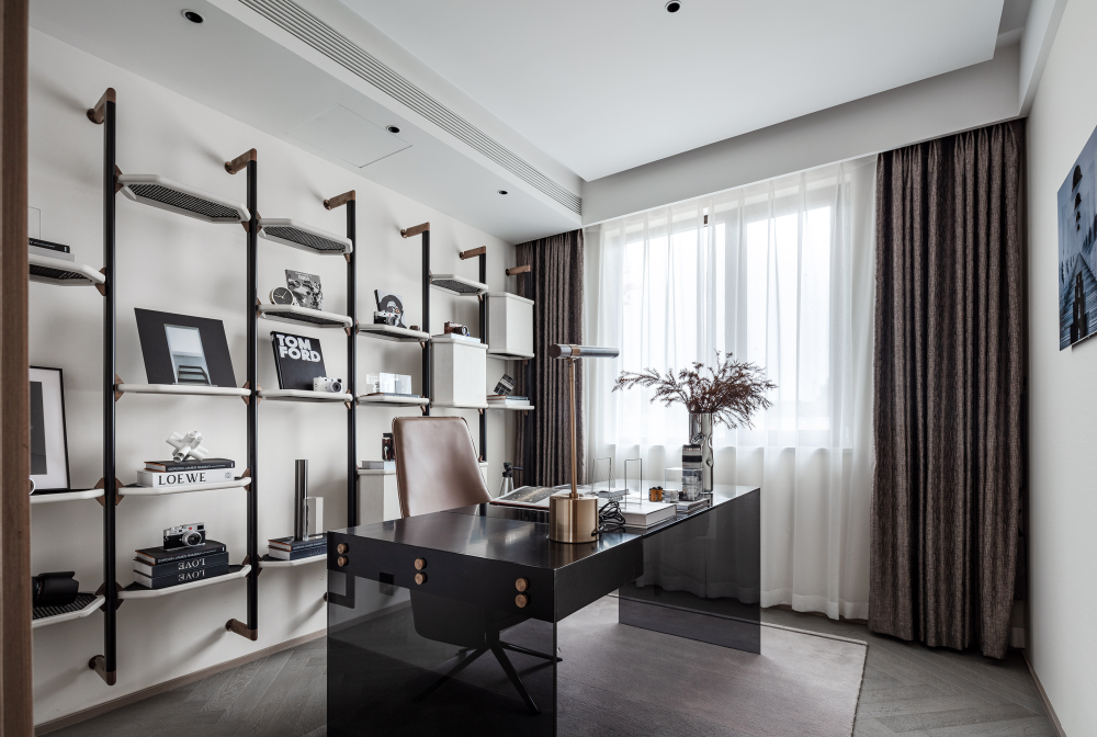 現(xiàn)代簡約風(fēng)格室內(nèi)設(shè)計家裝案例-書房 現(xiàn)代簡約風(fēng)格室內(nèi)設(shè)計家裝案例-書房