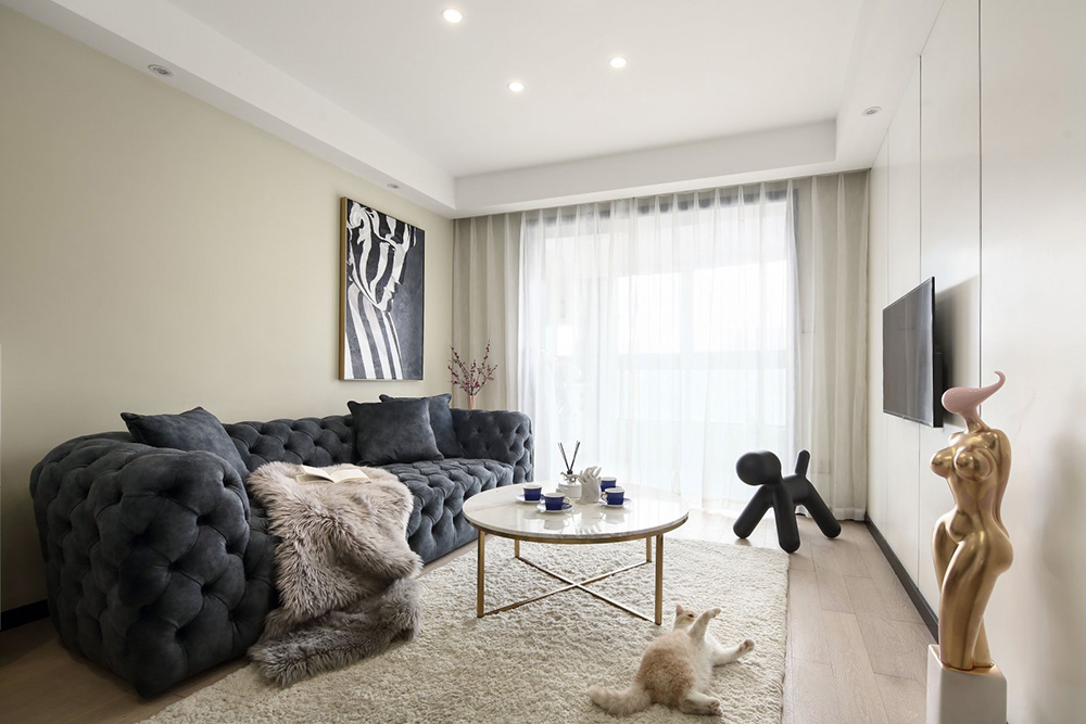 裝修公司后現代簡約風格室內裝修效果圖-客廳 裝修公司后現代簡約風格室內裝修效果圖-客廳