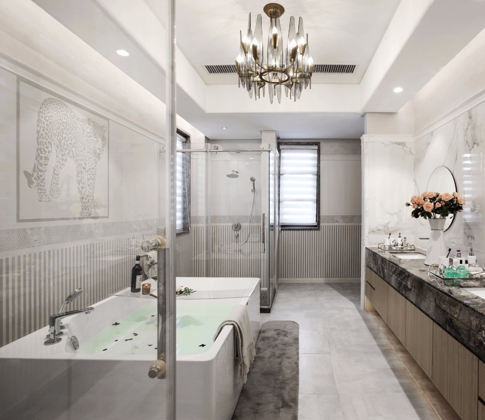 現代簡約風格室內設計家裝案例-衛生間 現代簡約風格室內設計家裝案例-衛生間