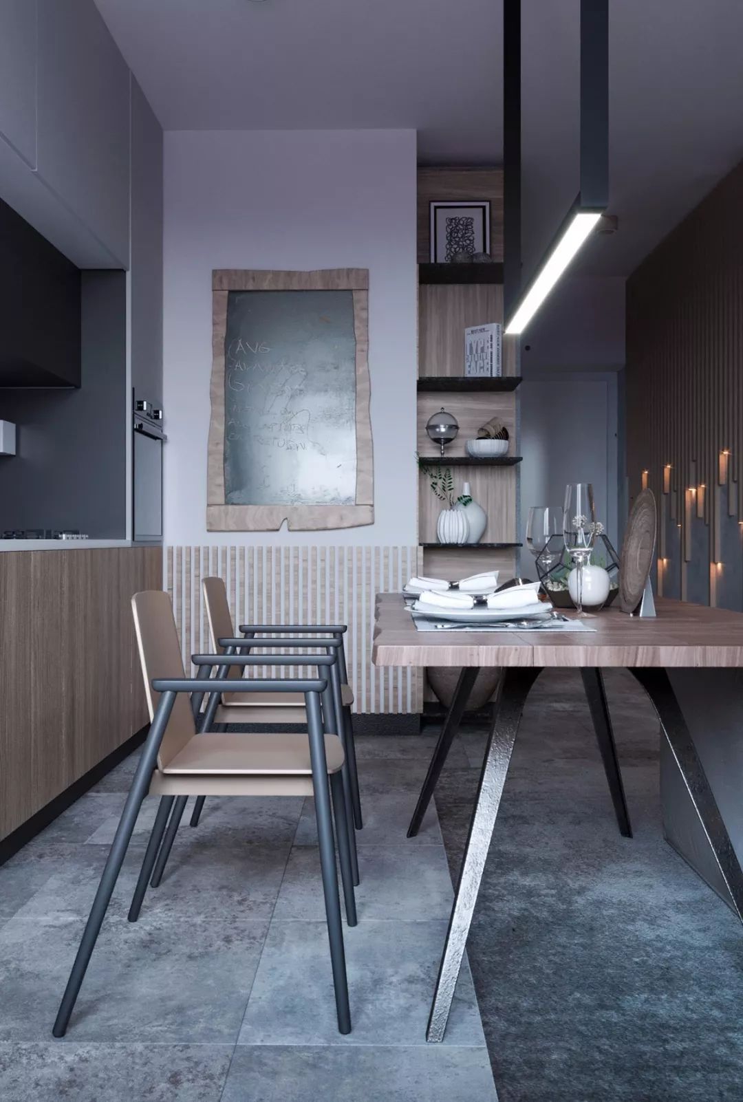 佛山裝修公司現(xiàn)代簡約風(fēng)格室內(nèi)裝修效果圖-餐廳 佛山裝修公司現(xiàn)代簡約風(fēng)格室內(nèi)裝修效果圖-餐廳