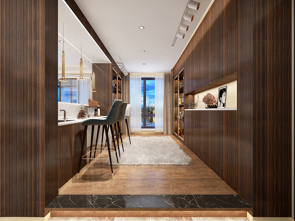 輕奢風(fēng)格室內(nèi)裝修效果圖-萬象江山二期四居195平米-吧臺 輕奢風(fēng)格室內(nèi)裝修效果圖-萬象江山二期四居195平米-吧臺