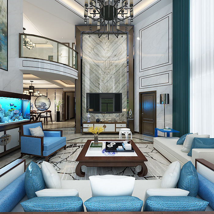 新中式風(fēng)格別墅裝修設(shè)計(jì)效果圖-海琴水岸別墅365平米-別墅裝修設(shè)計(jì)客廳 新中式風(fēng)格別墅裝修設(shè)計(jì)效果圖-海琴水岸別墅365平米-別墅裝修設(shè)計(jì)客廳