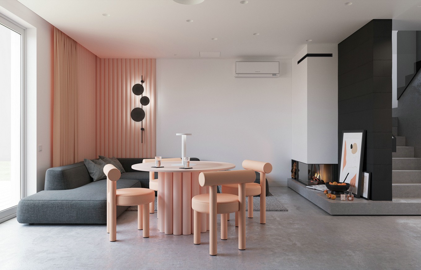 佛山裝修公司北歐風格室內裝修效果圖-客廳 佛山裝修公司北歐風格室內裝修效果圖-客廳