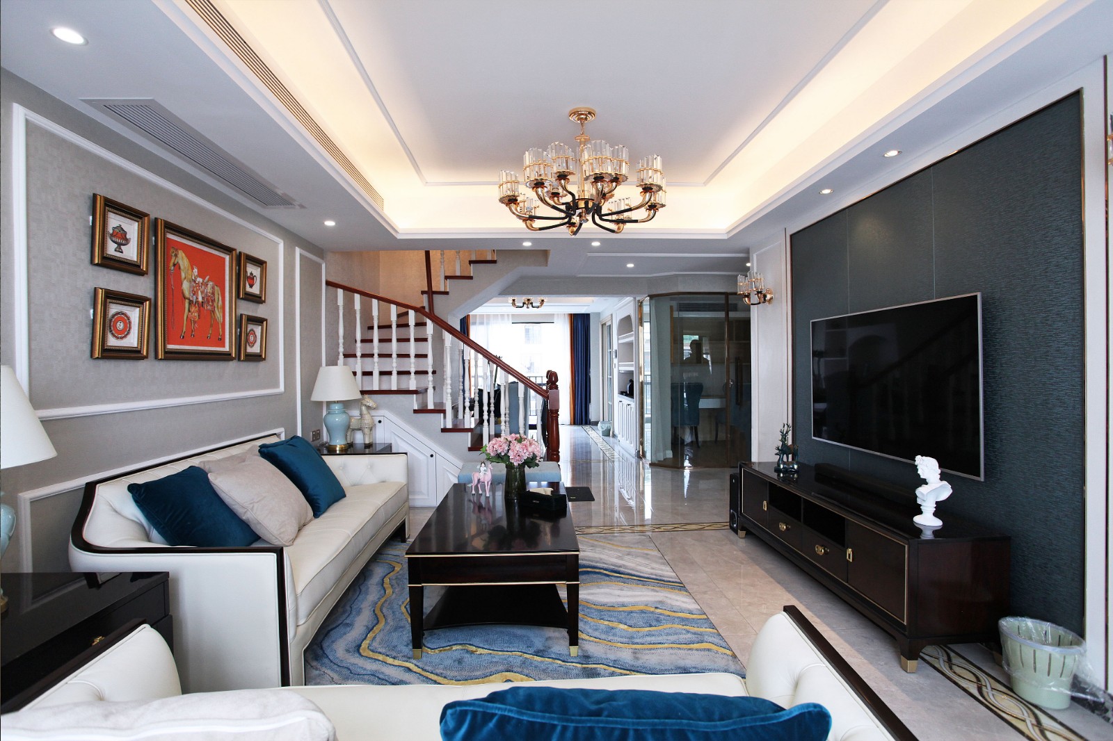 簡歐風格家裝設計室內(nèi)裝修效果圖-客廳 簡歐風格家裝設計室內(nèi)裝修效果圖-客廳