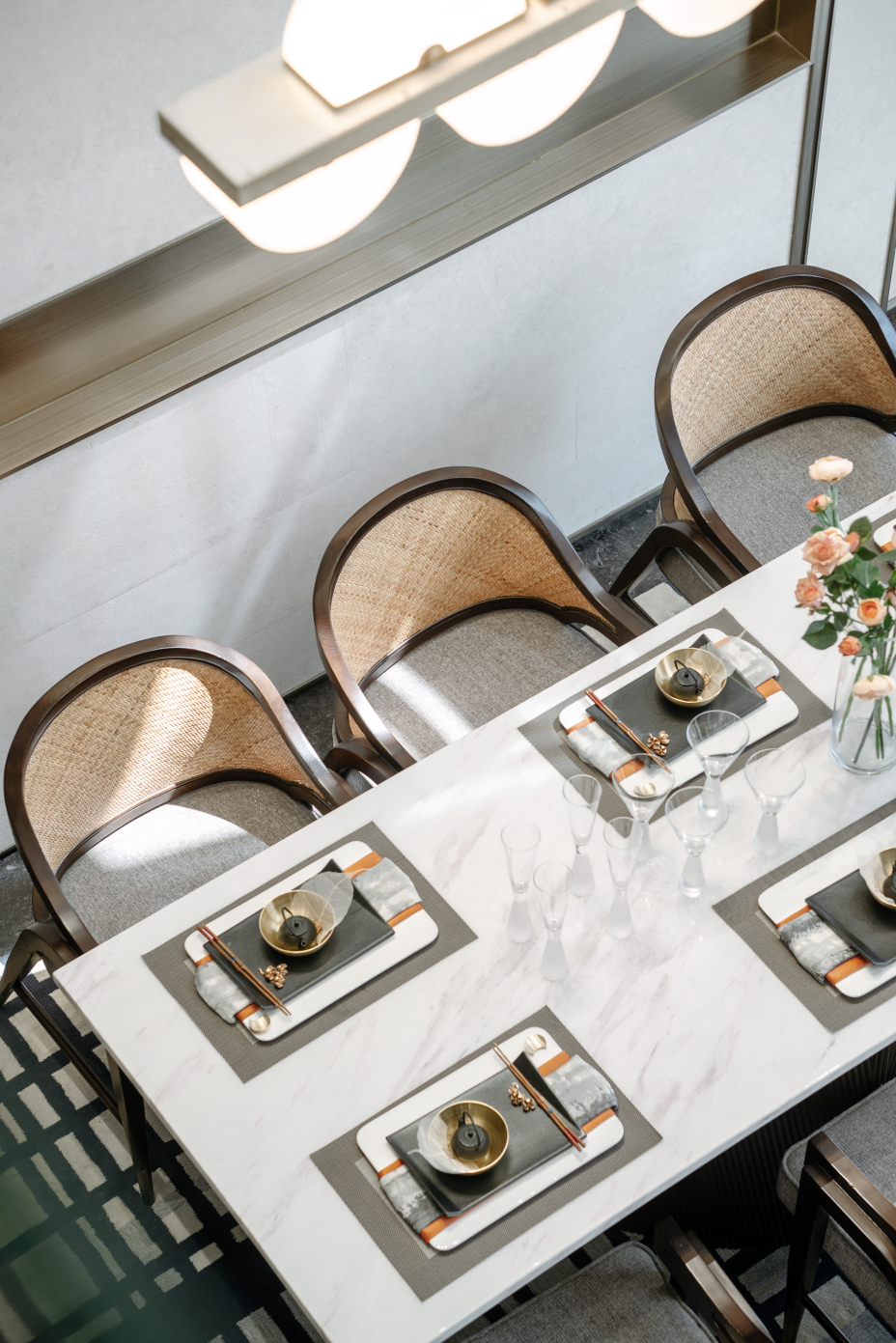 新中式風格室內家裝案例效果圖-餐廳 新中式風格室內家裝案例效果圖-餐廳