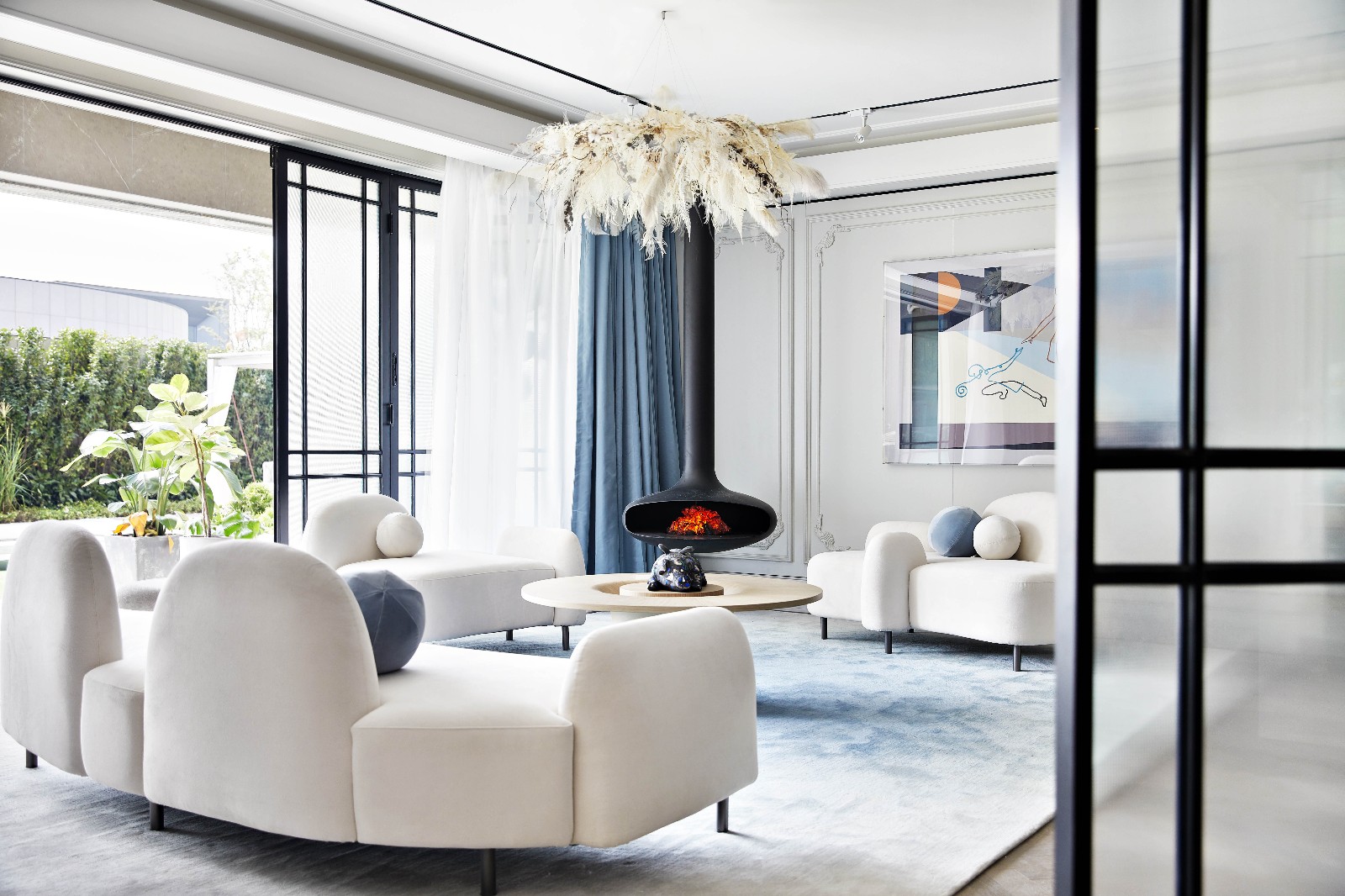 法式風格家裝設(shè)計室內(nèi)裝修效果圖-客廳全景 法式風格家裝設(shè)計室內(nèi)裝修效果圖-客廳全景