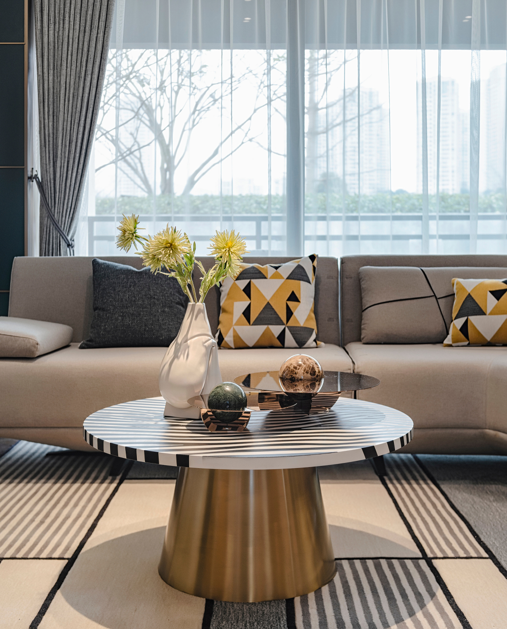 簡約輕奢風格室內(nèi)設計家裝案例-客廳沙發(fā) 簡約輕奢風格室內(nèi)設計家裝案例-客廳沙發(fā)