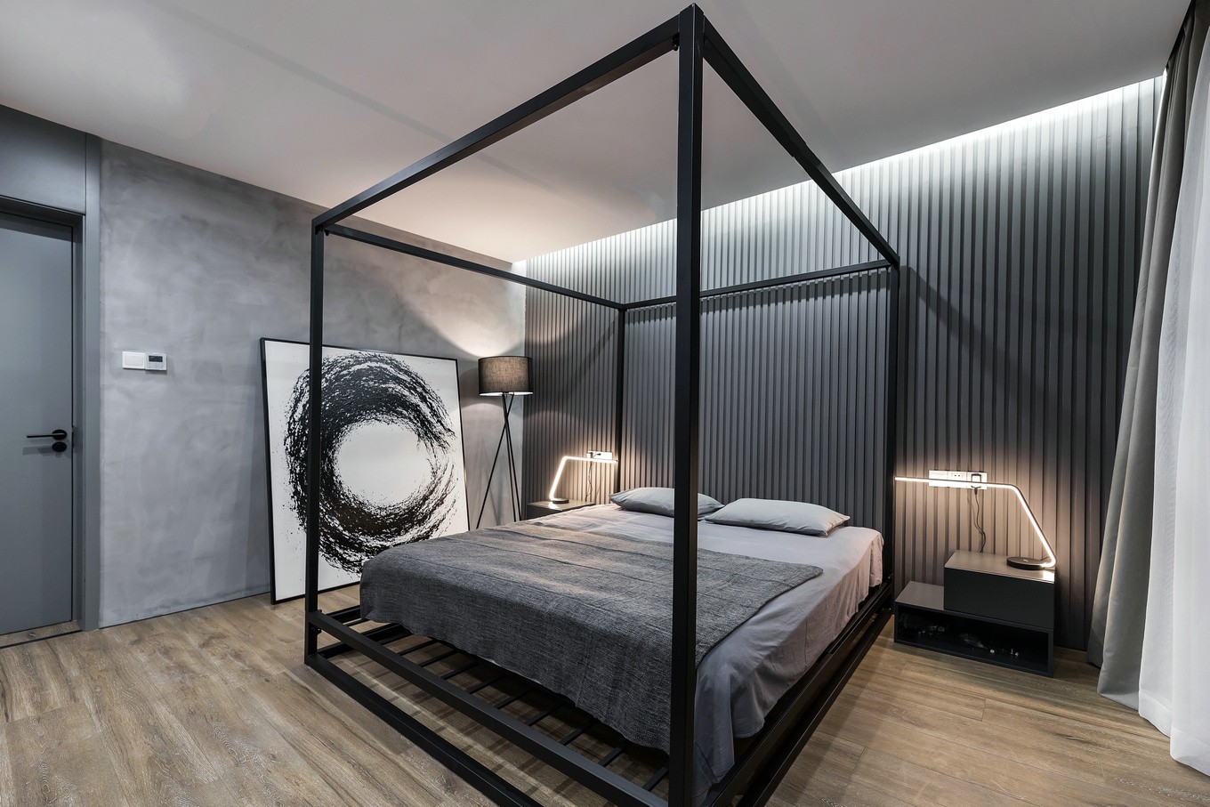 裝修案例現代簡約風格室內裝修效果圖-主臥 裝修案例現代簡約風格室內裝修效果圖-主臥