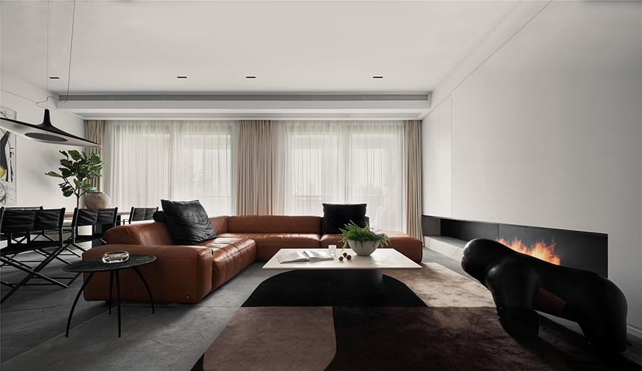 現(xiàn)代極簡(jiǎn)風(fēng)格室內(nèi)家裝案例效果圖-客廳 現(xiàn)代極簡(jiǎn)風(fēng)格室內(nèi)家裝案例效果圖-客廳