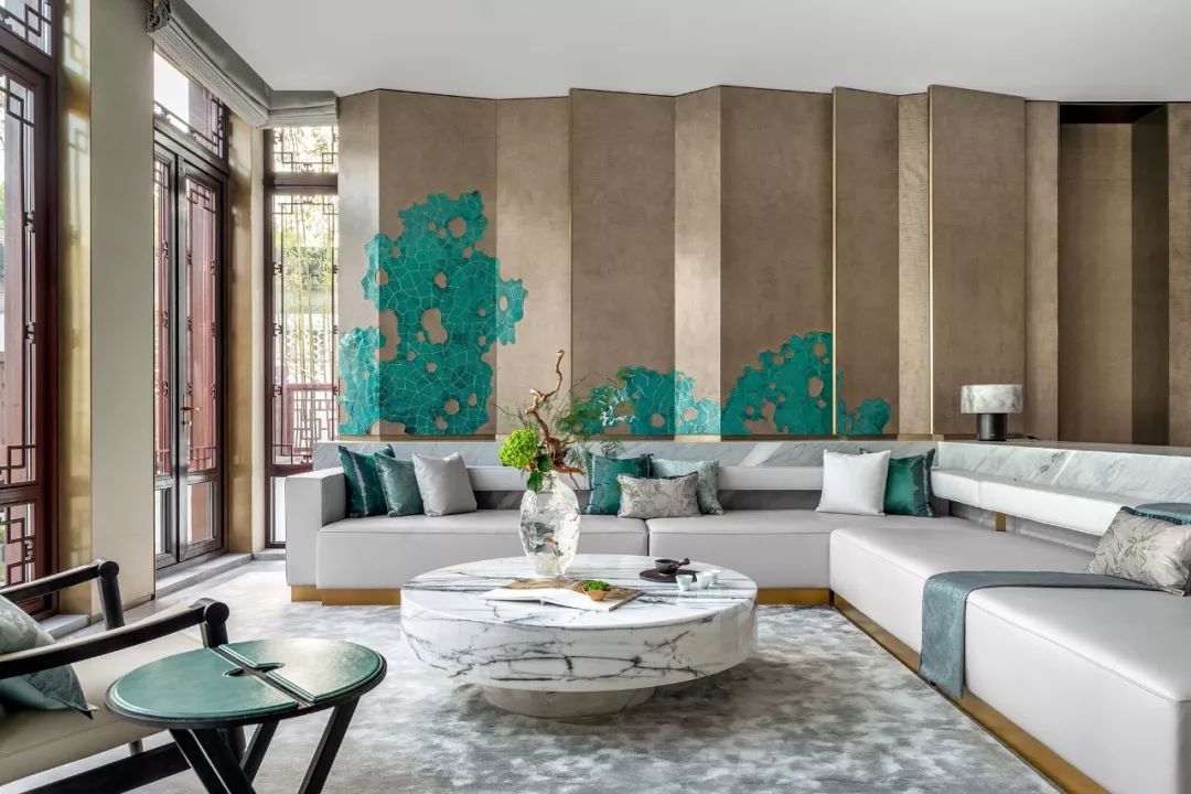 新中式風格家裝設計室內裝修效果圖-客廳 新中式風格家裝設計室內裝修效果圖-客廳