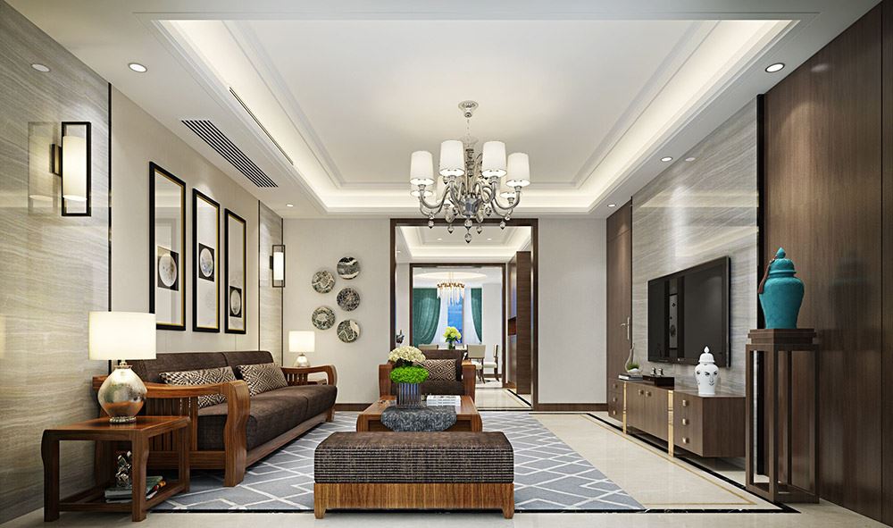 臺州市北門街機關邊現代簡約風格三居室裝修案例