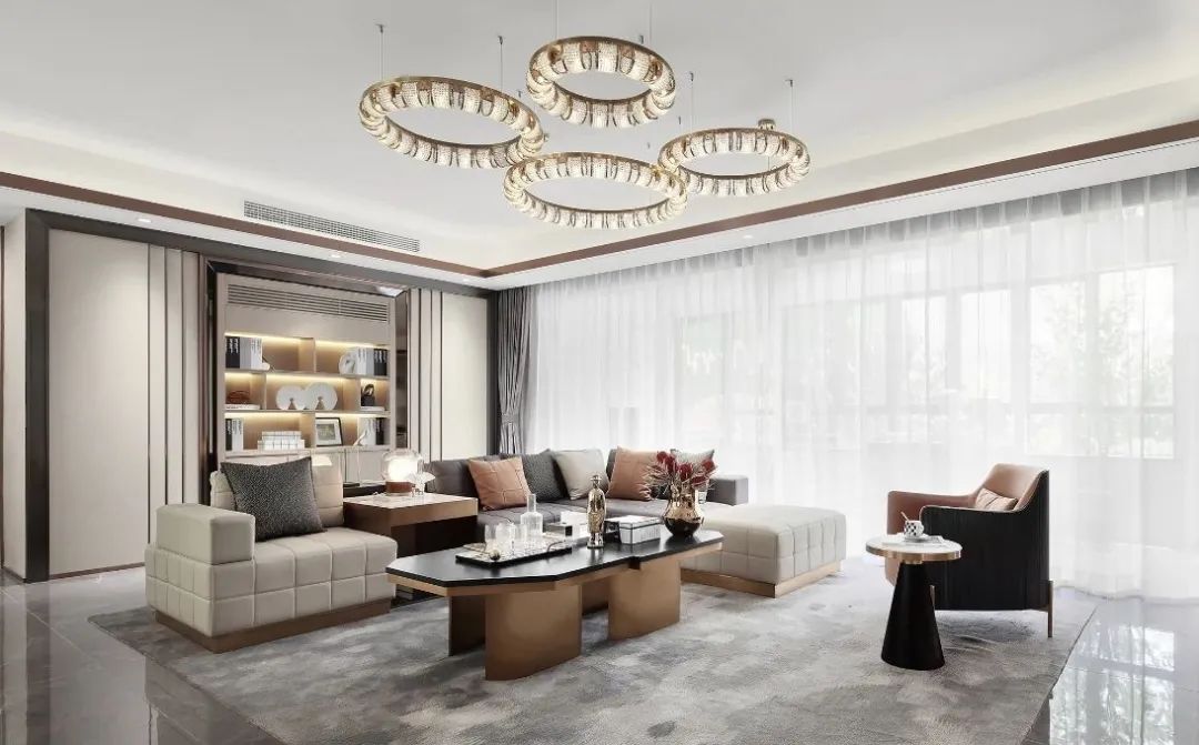 現代簡歐風格家裝設計室內裝修效果圖-客廳 現代簡歐風格家裝設計室內裝修效果圖-客廳