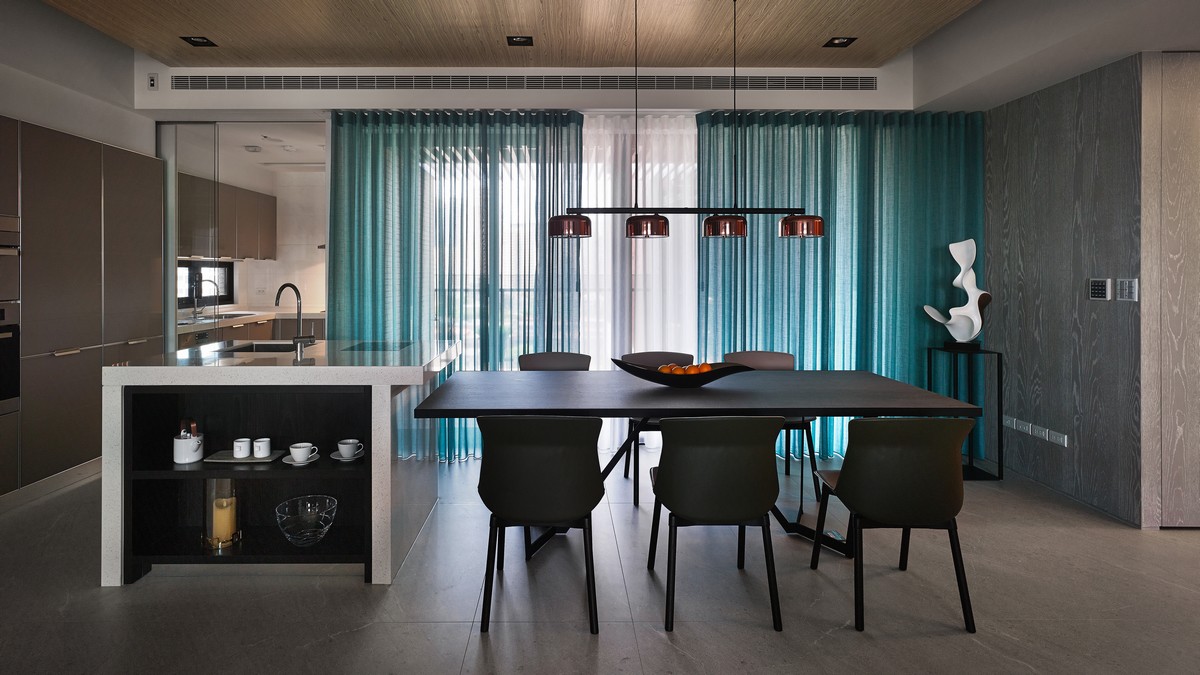 裝修公司現代輕奢風格室內裝修效果圖-廚房 裝修公司現代輕奢風格室內裝修效果圖-廚房